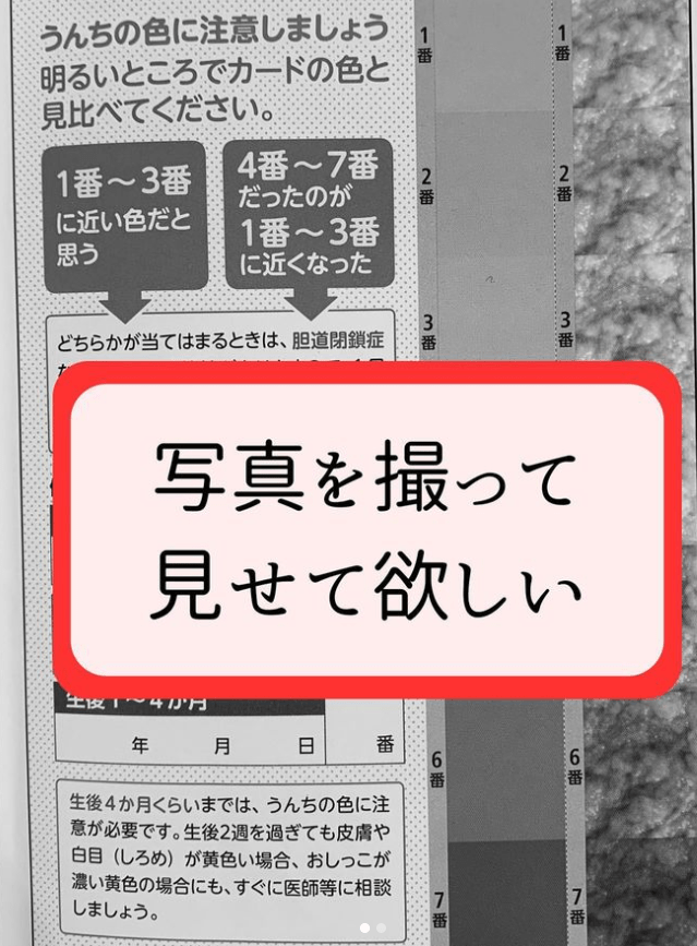 早期発見のためには…（@yumama.0905さんより提供）