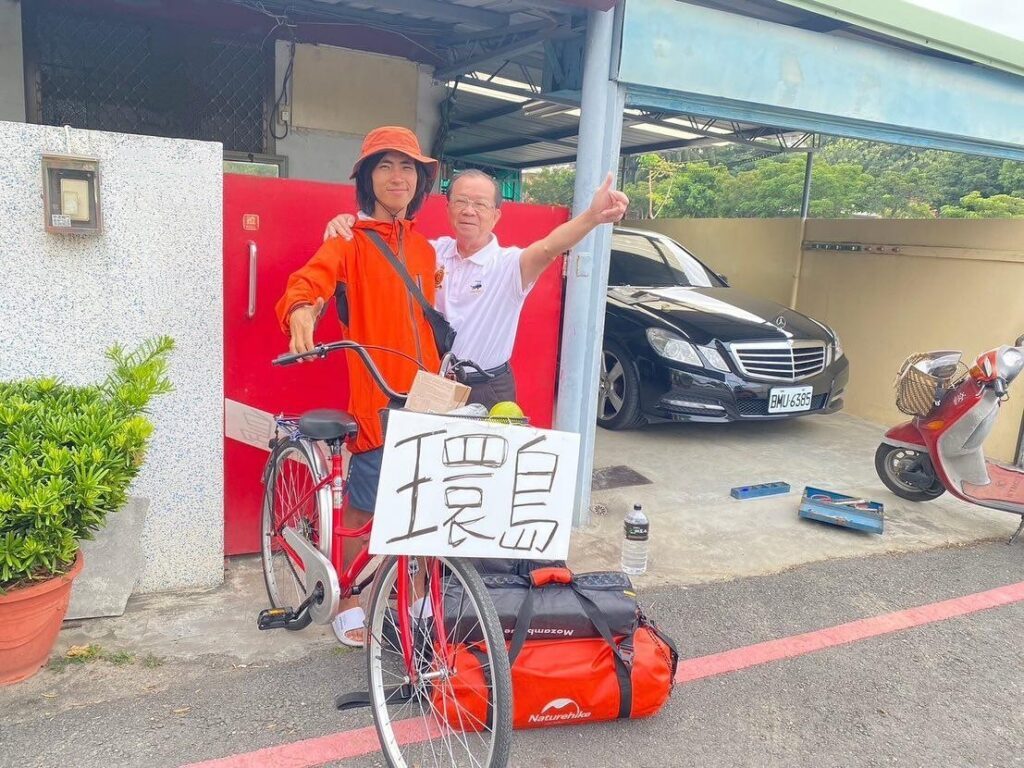 台湾を自転車で一周したときの写真（tomoyanさん提供）