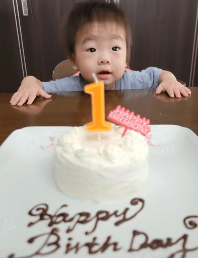 1歳のお誕生日（aoto08162348さんより提供）