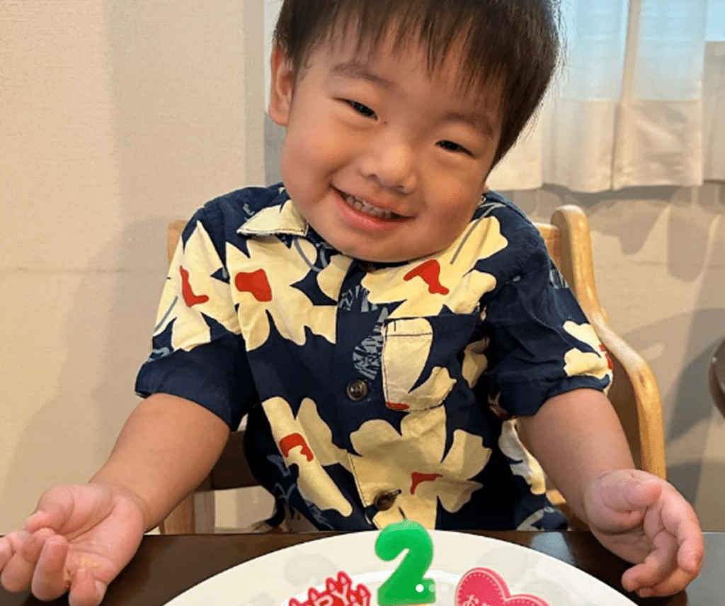 2歳のお誕生日（aoto08162348さんより提供）