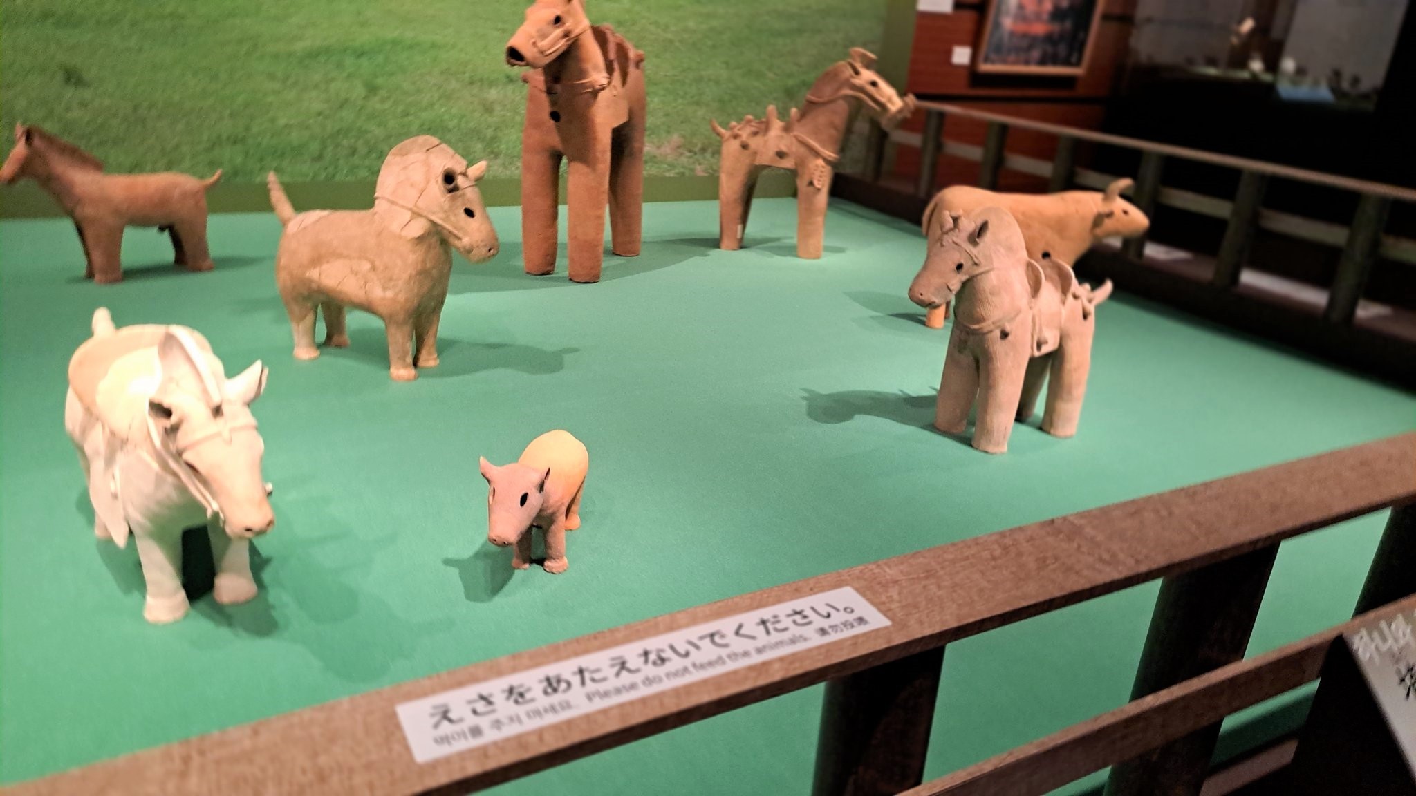 埴輪が放牧されている～！　九州国立博物館の展示が「最高にかわいい」と話題